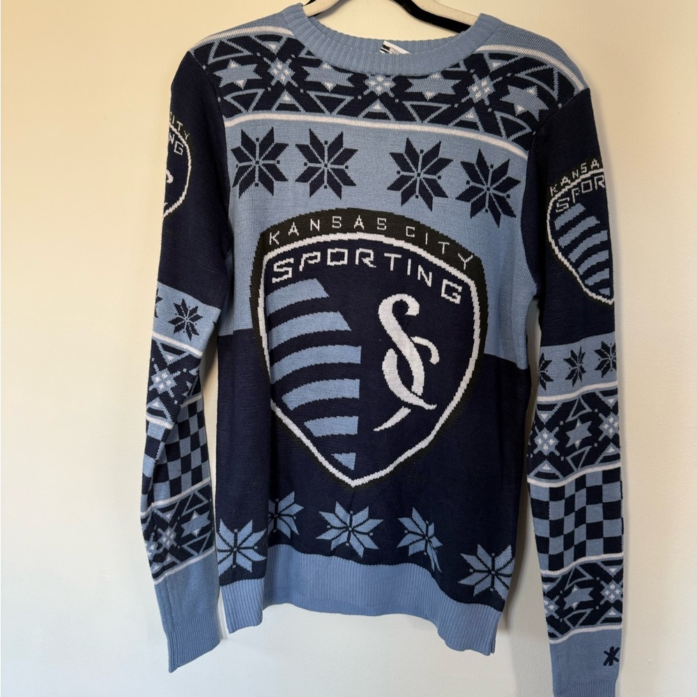 Sporting KC sweater